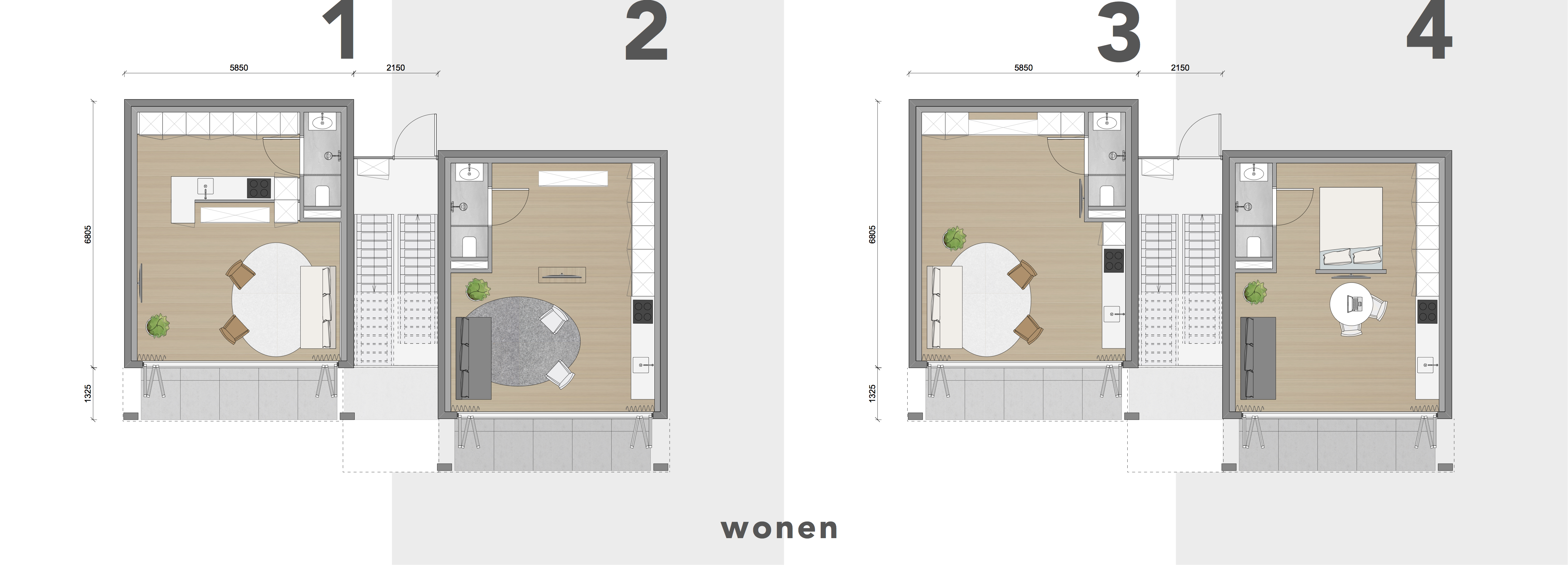 plattegrond wonen